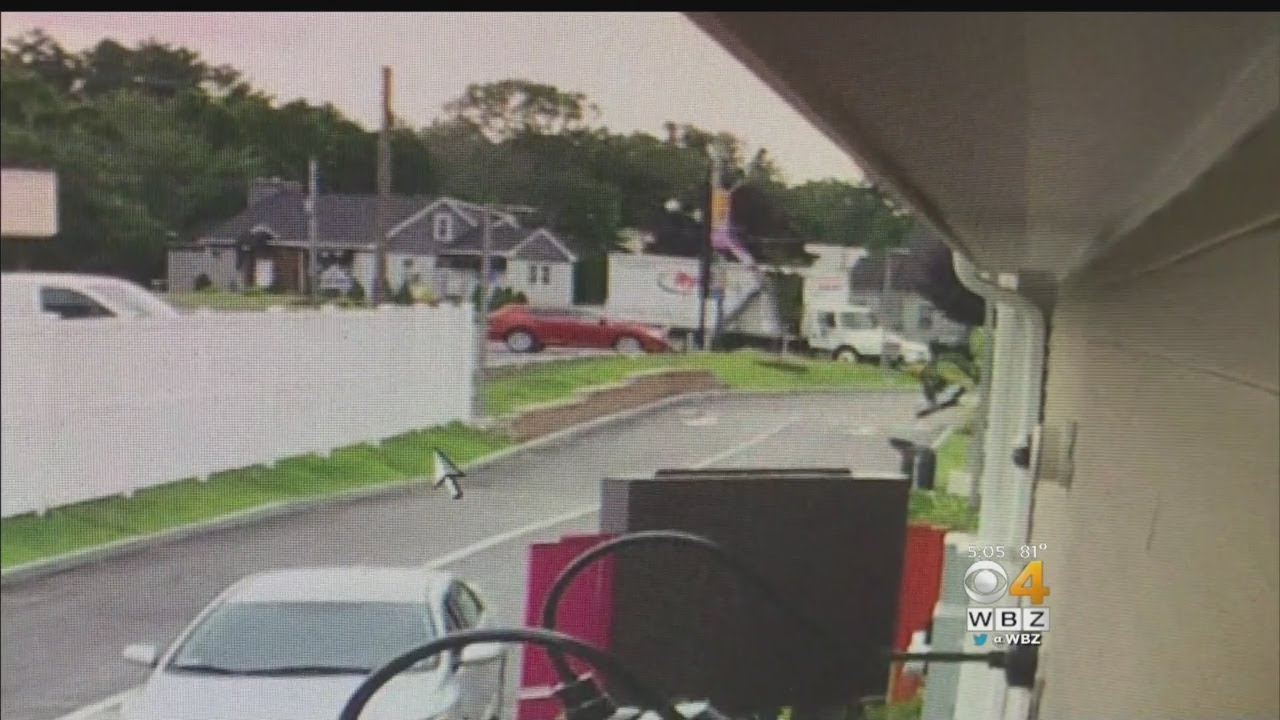 Box Truck Takes Down Utility Pole In Stoughton