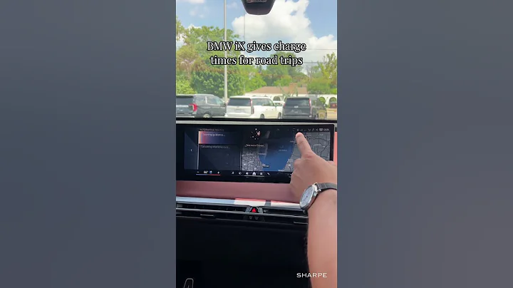 BMW iX shows charge points and time for road trips #BMWiX #ElectricSUV #FutureLuxury #AWDPower