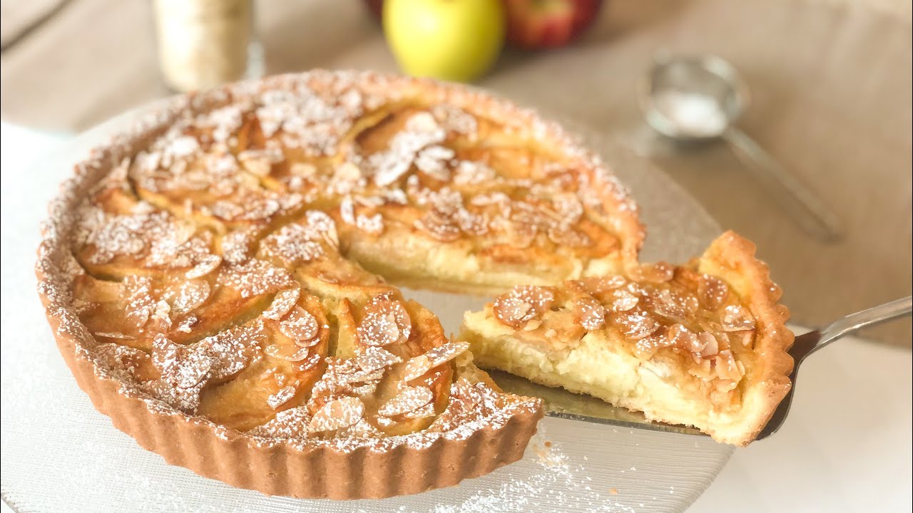 اروع طارط بالتفاح ممكن تحضري ضروري تجربوها😍Tarte normande pommes une tuerie vous devez la testé