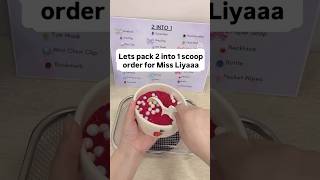 2 into 1 scoop💫 #smallbusiness #beads #luckyscoop #bracelet #asmr #packingorders #blindbag #shorts