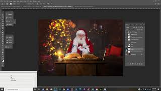 Christmas Santa Desk Layered PSD File Walkthrough by Tara Mapes