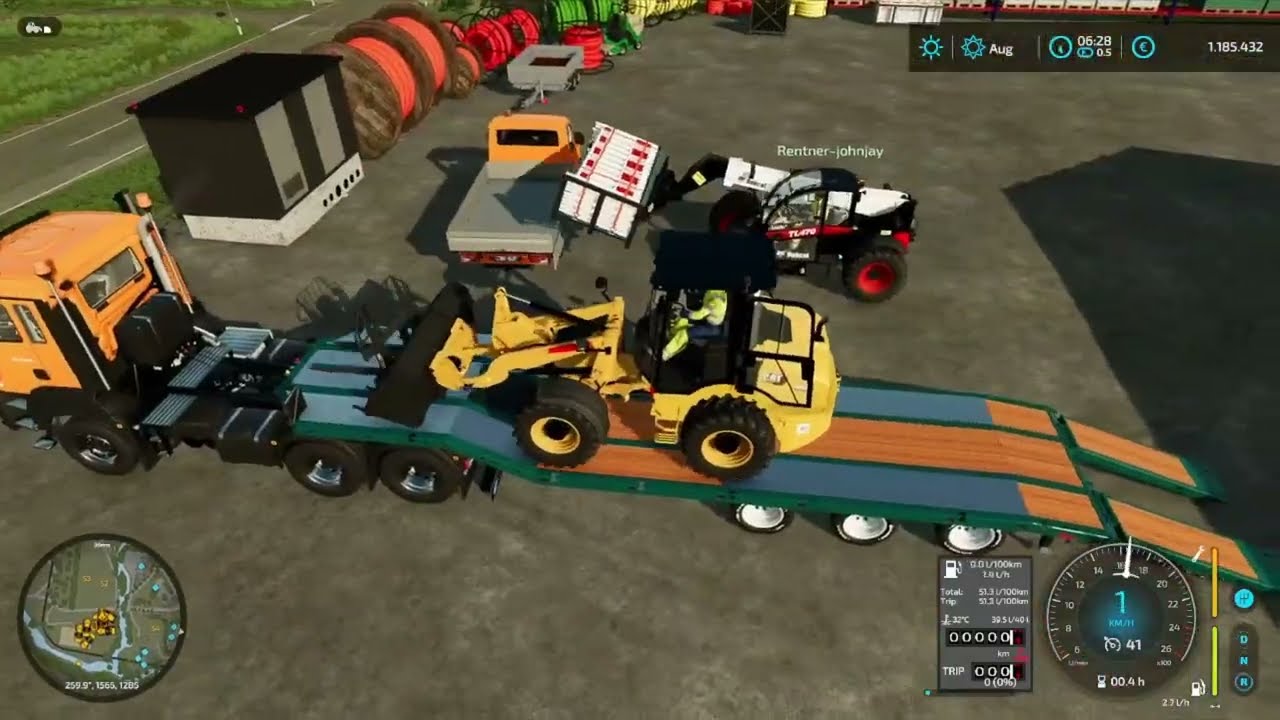 FS22- Map The Old Stream Farm 001  Gehweg Abbruch | construction |4K