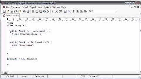 Beginner PHP Tutorial  195 - Class Constructor