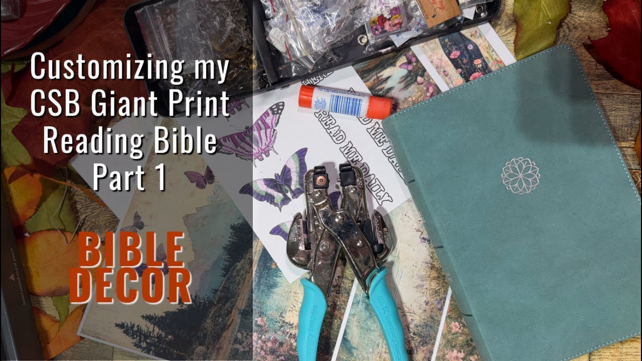 🌿✨ Part One: Customizing My New CSB Reading Bible ✨🌿 live!