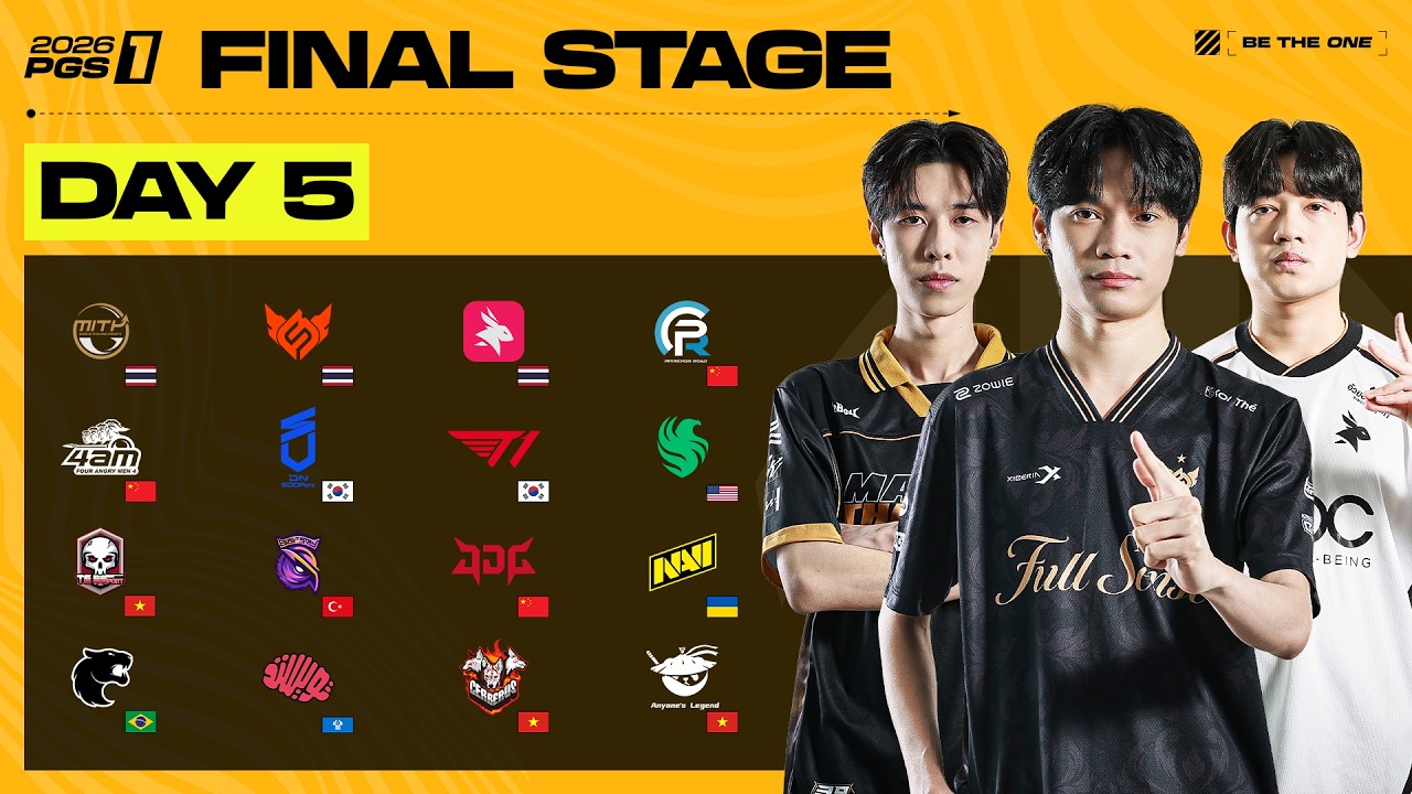 🔴LIVE สด! 𝐏𝐔𝐁𝐆 𝐆𝐋𝐎𝐁𝐀𝐋 SERIES 𝟐𝟎𝟐6 Circuit 1 | FINAL STAGE วันที่ 5