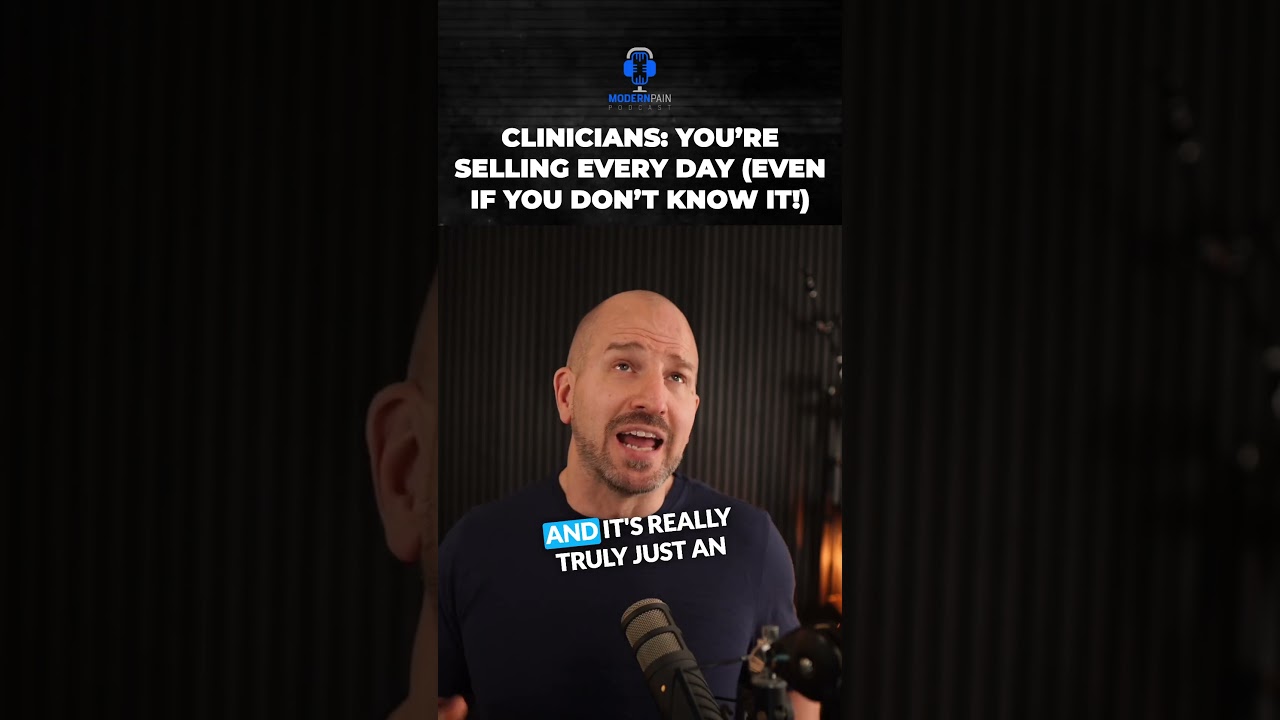 Outgrowing the “Sales Is Dirty” Mindset (Real Talk for Clinicians) #physicaltherapy #podcast #physio