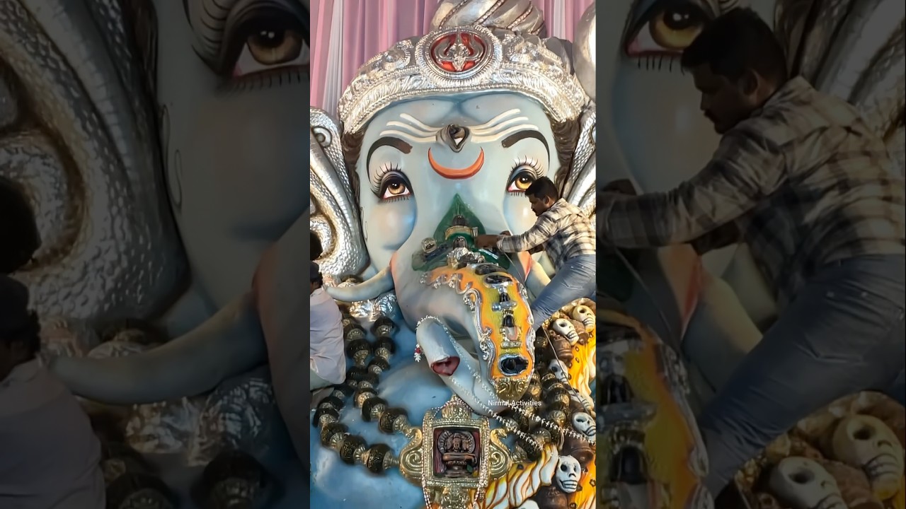 Nirmal’s Biggest Ganesh 2025😱 | Nirmal Activities