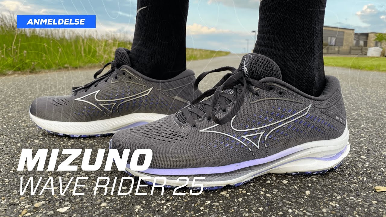 Mizuno Wave Rider 25 - Mizunos mest ikoniske sko fået endnu mere komfort! - YouTube