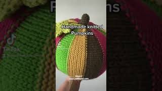 Knitted pumpkins available on our website https://www.pufflower.com