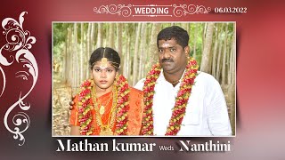 Wedding, Mathan kumar  Nanthini Full Video,GR Videos Pvi- 9443548945-8883096162 specialty.