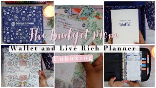 The Budget Mom  Cash Wallet  and Live Rich Planner Unboxing