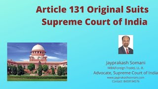 admin/ajax/Article 131 Original Suits in Supreme Court