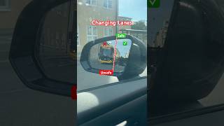 When Can I Change Lanes? | Beginner Driving Tips (Side Mirror View Explained)
