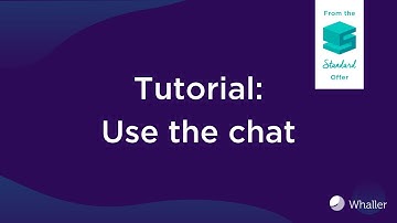 Whaller tutorial: Use the chat