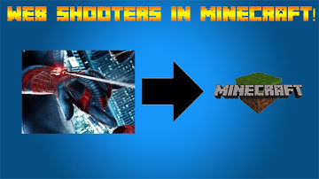The amazing spider man 1 web shooters in minecraft! | 1 command (1.8)