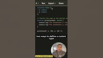 Converting Type Alias to Interface in TypeScript | Quick Guide  #typescript  #typescripttutorial