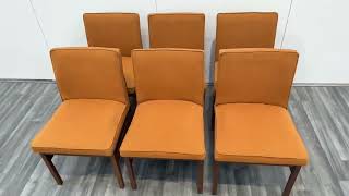 6 vintage dining chairs by Gimson & Slater
