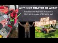 Why Wont My Tractor Lift Anything?! Is Low Hydraulic Pressure The Issue? #compacttractor