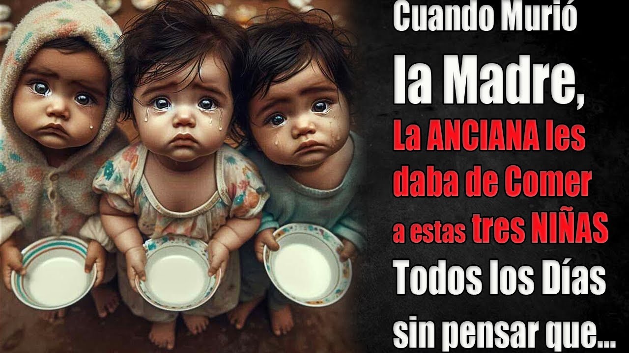 Cuando Murió la Madre, La ANCIANA les daba de Comer a estas tres NIÑAS Todos los Días sin pensar que