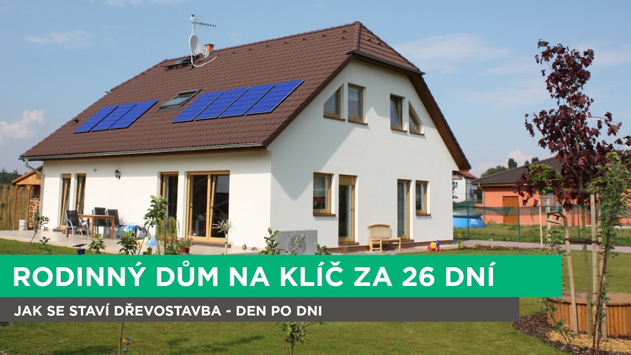 Jak se staví dřevostavba ⚒ | Den po dni | Stavba domu KLASIK 182 za 26 dní | RD Rýmařov | 2020