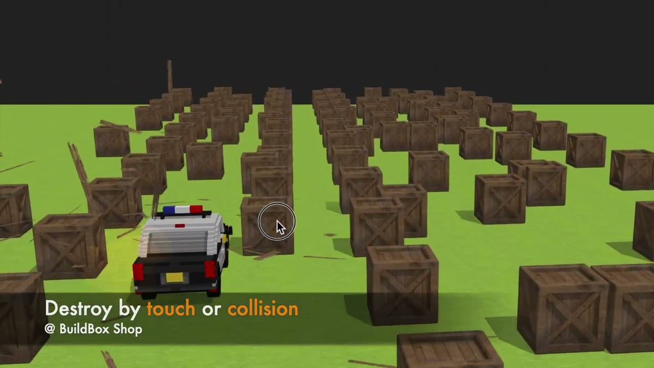 BuildBox 3D Shop - Destructible Box