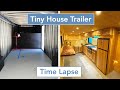 Tiny House Trailer TIMELAPSE | Start to Finish Gooseneck Build