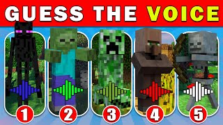 🎵Guess the Minecraft Characters Voice🎵