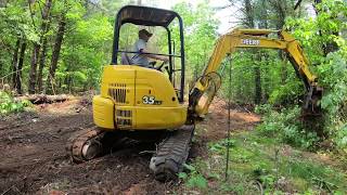 Installing a new driveway uphill , 12% slope or less