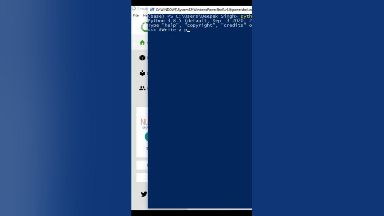 Python program gen float int random nos using anaconda powershell