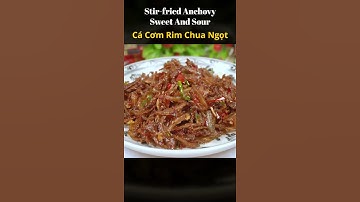 Cá Cơm Rim Chua Ngọt #Shorts