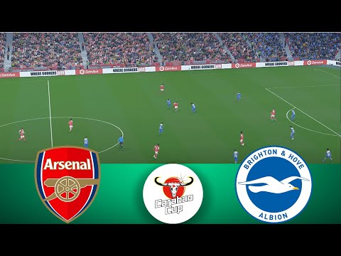 Arsenal Vs Brighton EFL Carabao Cup 2025 26 Watch Along EFootball Match