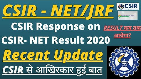Csir Net June 2020 Result Update || Csir Response || Mathematical Science || By Shaily Bansal