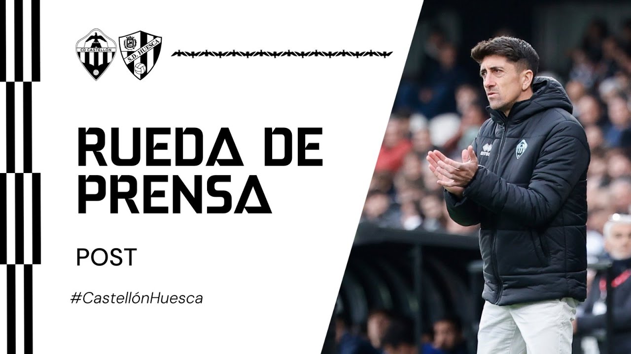 Rueda de prensa: Pablo Hernández tras el CD Castellón 4-1 SD Huesca (03-02-2026)