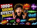🎵 BEST SOUND EFFECTS PACK 2026⚡ VIRAL VIDEO SOUND EFFECTS💥 YouTube Editing Ke Liye Top SFX🔊 1000