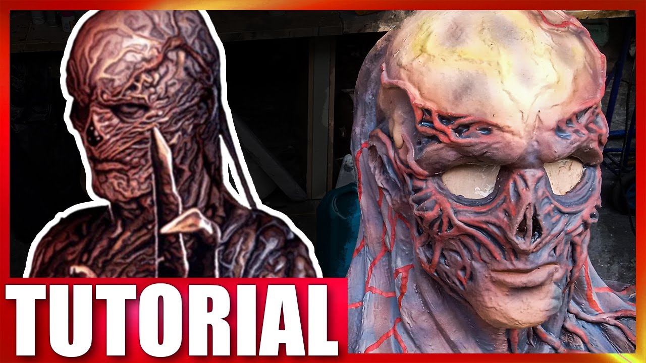 Tutorial - Como fazer a máscara de látex do Vecna  (Stranger Things) 👻