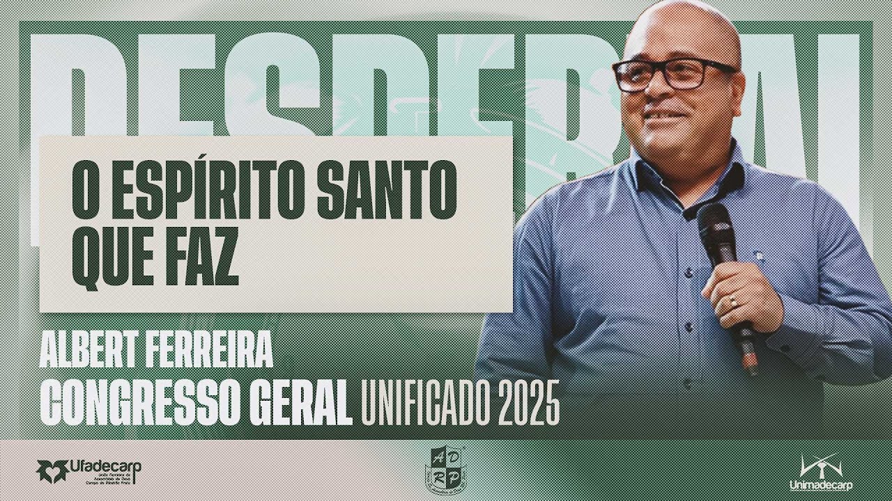 PR. ALBERT FERREIRA, ESPÍRITO SANTO, ESTÁ EM TI, RECOMECE