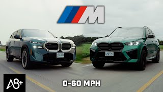 BMW SUV Battle | X5 v X6 M60i v XM v X5M Competition | 060 MPH