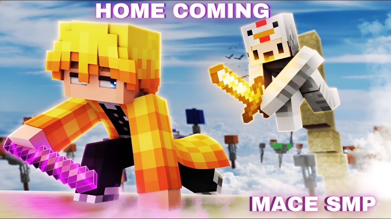 HOME COMING | I'M BACK ON THE MACE SMP! #MINECRAFT - YouTube