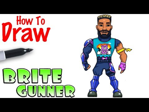 How to Draw Brite Gunner | Fortnite