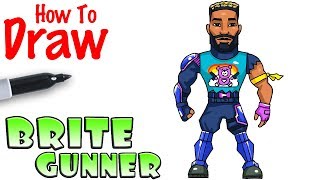 How To Draw Brite Gunner Fortnite