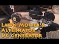 Build a Lawn Mower and Alternator DC Generator