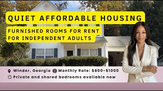 Furnished rooms for rent in Winder Georgia | Independent Living