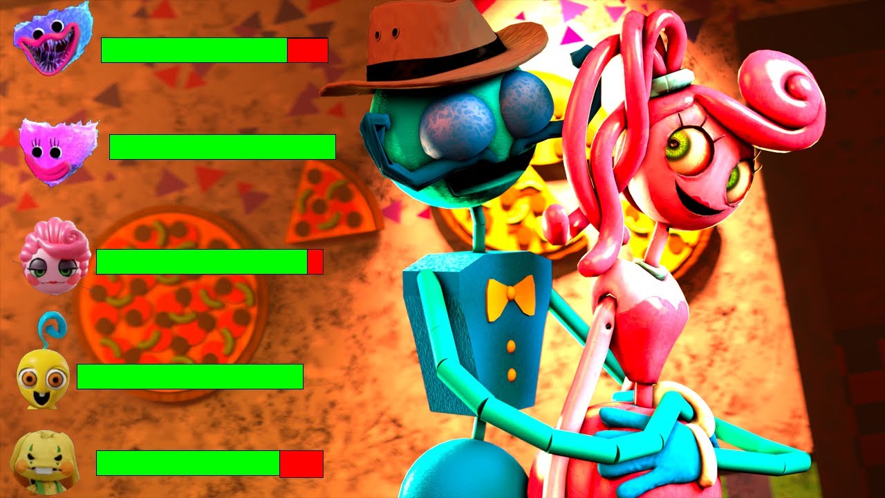 [SFM FNaF] Top 5 Security Breach vs Poppy Playtime WITH Healthbars #8