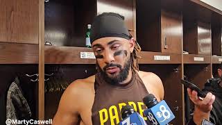 Fernando Tatís on Padres frustrating offense in playoff elimination, and how he views his season.