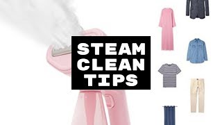 HOW TO STEAM CLEAN YOUR CLOTHES - USING THE FRIDJA F10