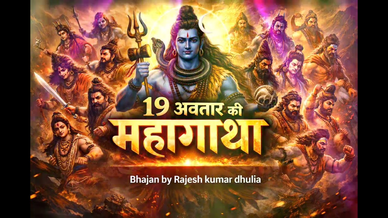 19 अवतार की महागाथा | शिव के 19 रूपों की दिव्य कथा | Mahadev Bhajan 2026 | Rajesh Kumar Dhulia