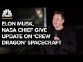 Elon Musk and NASA chief give an update on SpaceX's astronaut spacecraft – 10/10/2019