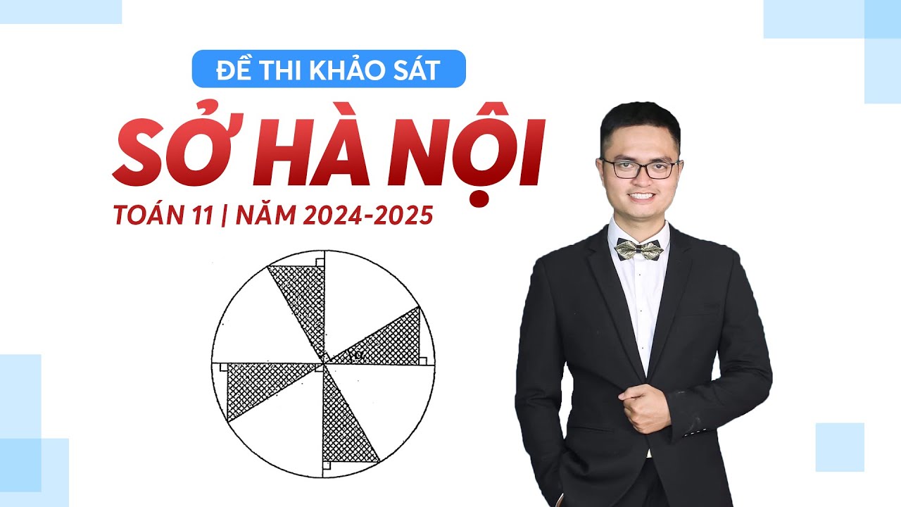 Đề thi khảo sát Sở Hà Nội Toán 11 năm 2024-2025