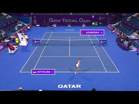 Elina Svitolina vs. Victoria Azarenka | 2021 Doha Quarterfinals | WTA Match Highlights