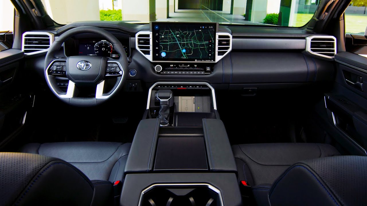 2023 Toyota Sequoia Platinum – Interior in Black - YouTube